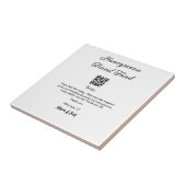 Carreau Honeymoon fund scan QR codeadd name  (Côté)