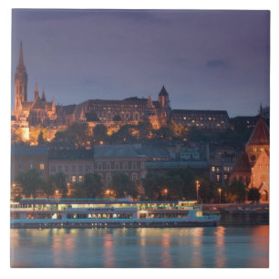 Carreau HONGRIE, Budapest : colline du château, Église cal
