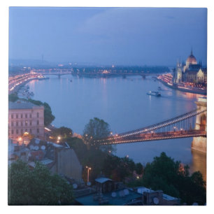 Carreau HONGRIE, Budapest : pont Szechenyi (à chaînes), 2