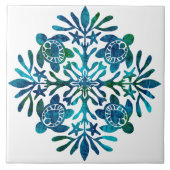 Carreau honu de courtepointe hawaïenne (Devant)