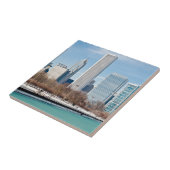 Carreau Horizon de Chicago à travers le lac Michigan (Côté)