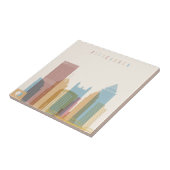 Carreau Horizon de ville de Pittsburgh, Pennsylvanie | (Côté)