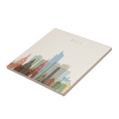 Carreau Horizon de ville d'Oslo, Norvège | (Côté)