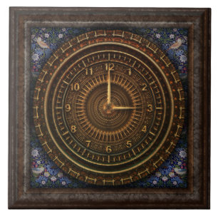 Carreau Horloge baroque victorienne