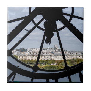 Carreau Horloge géante en verre au Musée d'Orsay - Paris
