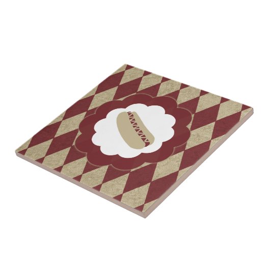 Carreau hot dog diamonds (Côté)