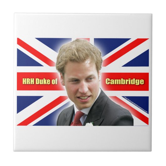 Carreau HRH Duke de Cambridge - Stunning ! (Devant)