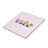 Carreau Hugs d'avril et nez mouillé - partie florale (Côté)