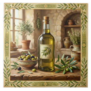 Carreau Huile d'olive méditerranéenne Cuisine toscane Doss