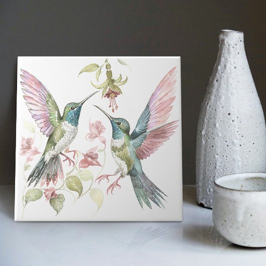 Carreau Hummingbirds & Fresenia Arts and Crafts