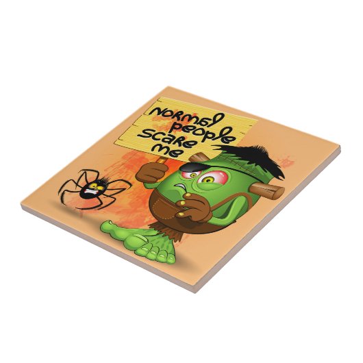 Carreau Humorous Frankenstein (Côté)