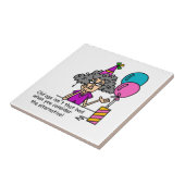 Carreau Humour alternatif d'anniversaire (Côté)