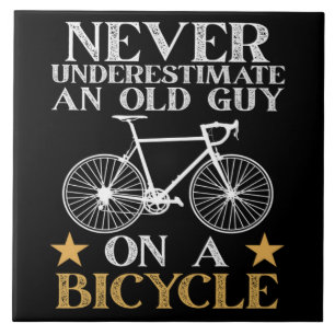 Carreau Humour de cycliste drôle de vélo