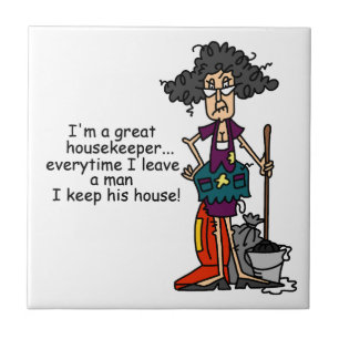 Carreau Humour de femme de charge