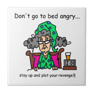 Carreau Humour heure du coucher