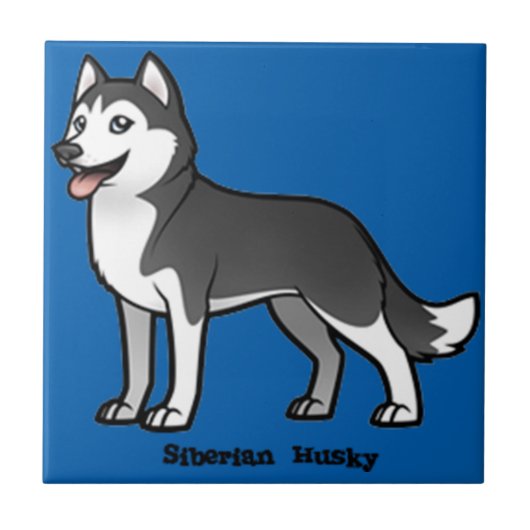Carreau Husky de Sibérie (Devant)