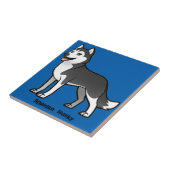 Carreau Husky de Sibérie (Côté)