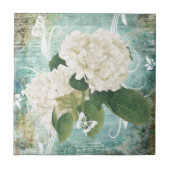 Carreau Hydrangea blanche (Devant)
