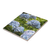 Carreau Hydrangeas Bleu Profond (Côté)