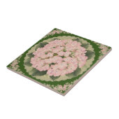 Carreau Hydrangée rose Florale Carrelage en céramique (Côté)