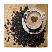 Carreau I café de coeur (Devant)