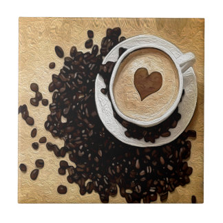 Carreau I café de coeur