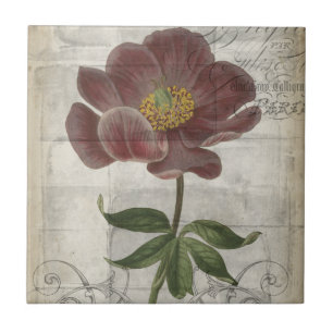 Carreau I floral français