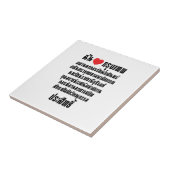 Carreau I Heart [Amour] Krung Thep Maha Nakhon ... (Côté)