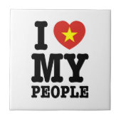 Carreau I Heart (Love) My Viet People (Devant)