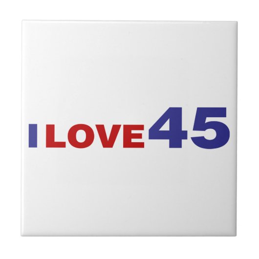 Carreau I Love 45 (Devant)