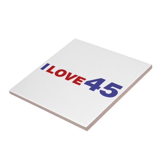 Carreau I Love 45 (Côté)