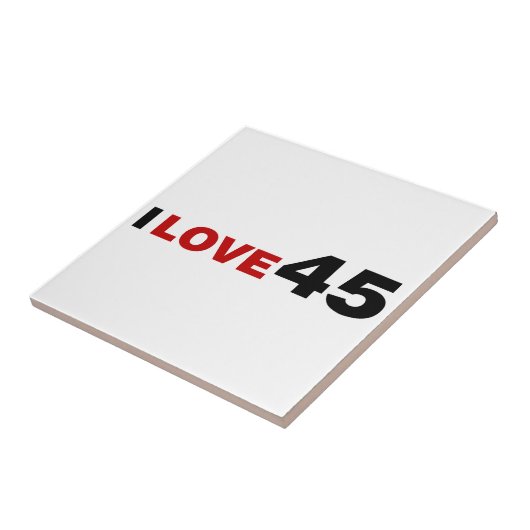 Carreau I Love 45 (Côté)