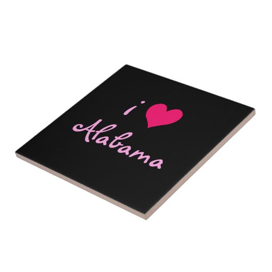 Carreau I Love Alabama Tile (Côté)