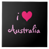 Carreau I Love Australia Tile (Devant)