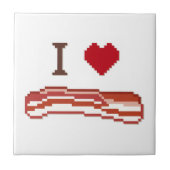 Carreau I Love Bacon (Devant)