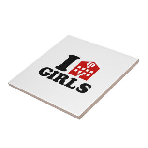 Carreau I Love Hotel Girls