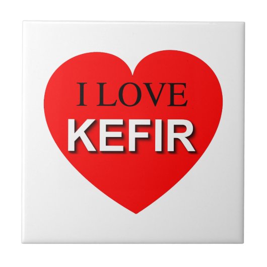 Carreau I Love Kefir (Devant)