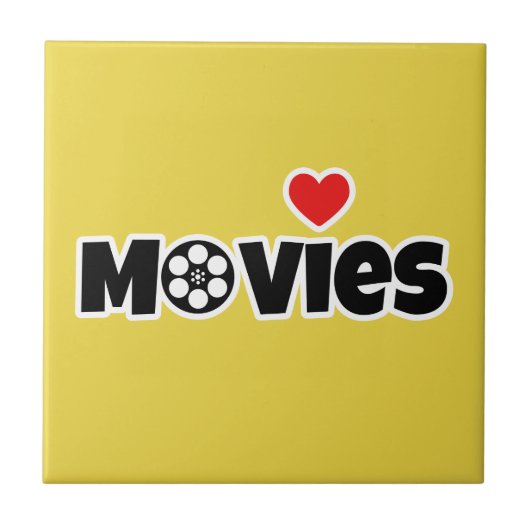 Carreau I love movies (Devant)