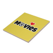 Carreau I love movies (Côté)