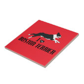 Carreau I Love my Boston Terrier (Côté)