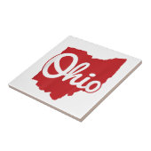 Carreau I love My Ohio Home Script Ohio (Côté)