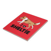 Carreau I Love my Sheltie Shetland Sheepdog (Côté)