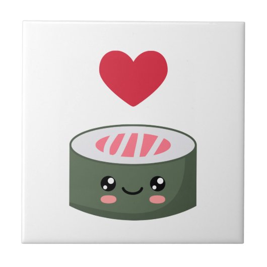 Carreau I love Sushi (Devant)