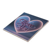 Carreau I Love You Connected In A Heart (Côté)