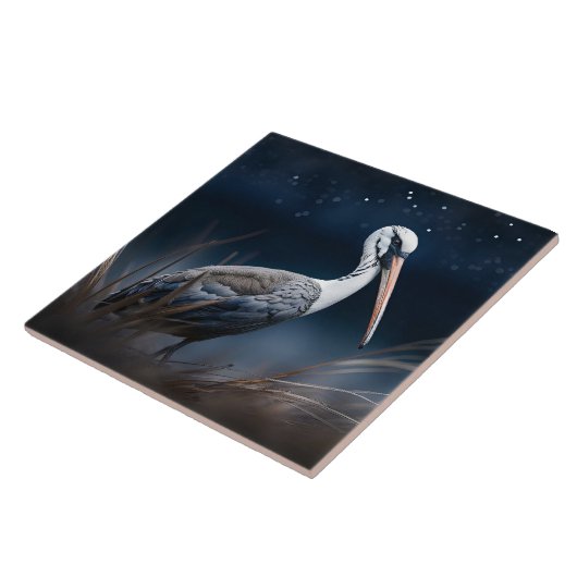 Carreau Ibis à minuit (Côté)