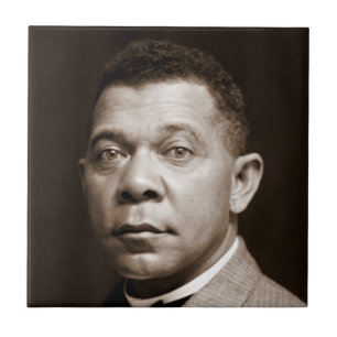 Carreau Icône de l'histoire noire : Booker T. Washington, 