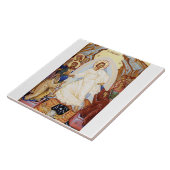 Carreau Icône orthodoxe de l'Anastasis Résurrection (Côté)