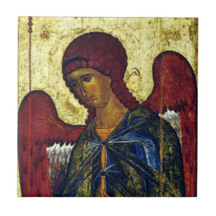 Carreau Icône orthodoxe Saint Ange Gabriel