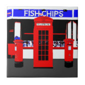 Carreau Icônes anglaises typiquement Angleterre (Devant)