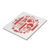 Carreau Icônes d'Atlanta la Géorgie (Côté)